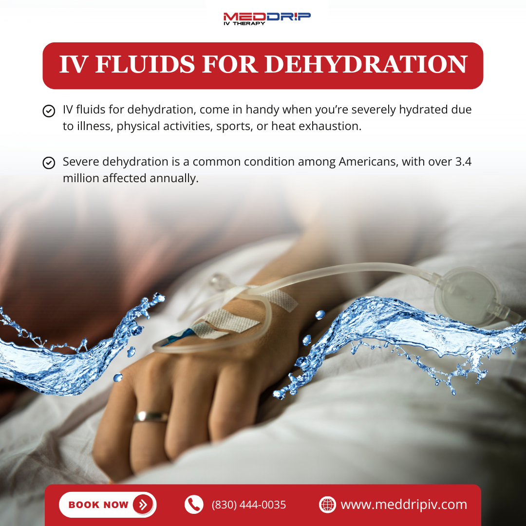 IV Fluids for Dehydration in New Braunfels, TX