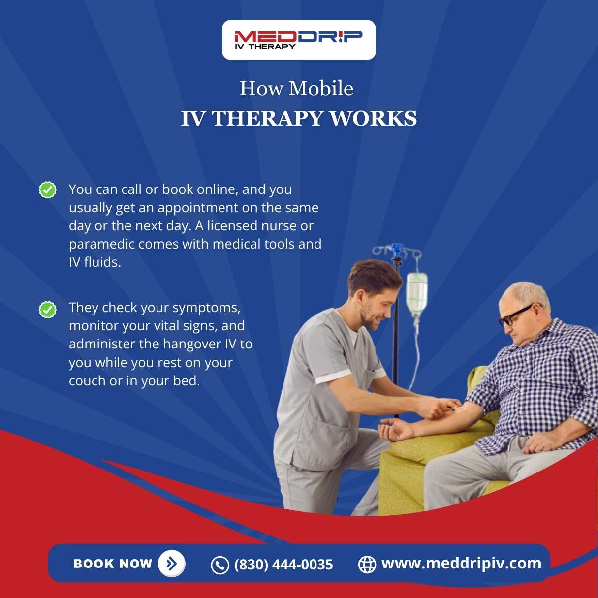 How Mobile IV Therapy in New Braunfels, TX, Works